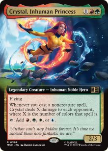 Crystal, Inhuman Princess 2 - Marvel Super Heroes Commander Decks