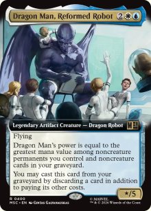 Dragon Man, Reformed Robot 2 - Marvel Super Heroes Commander Decks