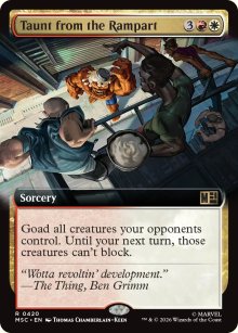Taunt from the Rampart 2 - Marvel Super Heroes Commander Decks