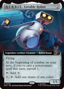 H.E.R.B.I.E., Lovable Robot 2 - Marvel Super Heroes Commander Decks