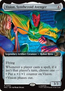 Vision, Synthezoid Avenger - Marvel Super Heroes Commander Decks