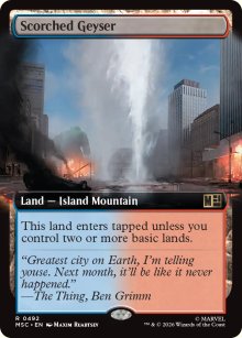 Scorched Geyser 2 - Marvel Super Heroes Commander Decks
