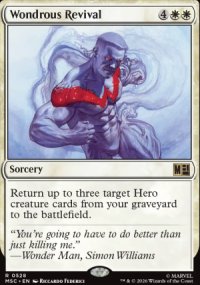Wondrous Revival - Marvel Super Heroes Commander Decks