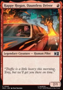 Happy Hogan, Dauntless Driver 1 - Marvel Super Heroes Commander Decks