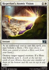 Hyperion's Atomic Vision - Marvel Super Heroes Commander Decks