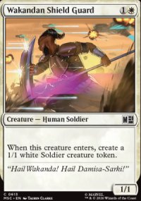 Wakandan Shield Guard - Marvel Super Heroes Commander Decks