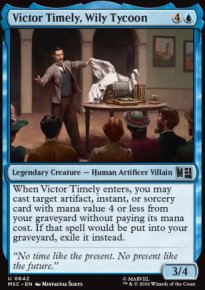 Victor Timely, Wily Tycoon - Marvel Super Heroes Commander Decks