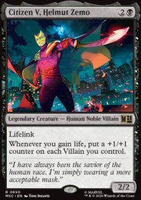 Citizen V, Helmut Zemo - Marvel Super Heroes Commander Decks