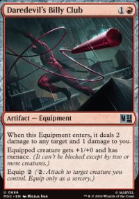 Daredevil's Billy Club - Marvel Super Heroes Commander Decks