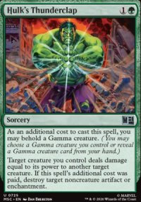 Hulk's Thunderclap - Marvel Super Heroes Commander Decks