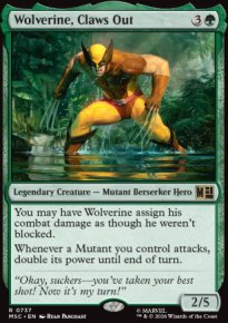 Wolverine, Claws Out - Marvel Super Heroes Commander Decks