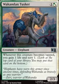 Wakandan Tusker - Marvel Super Heroes Commander Decks
