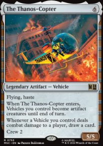The Thanos-Copter - Marvel Super Heroes Commander Decks