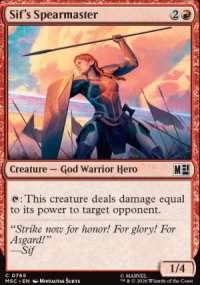 Sif's Spearmaster - Marvel Super Heroes Commander Decks