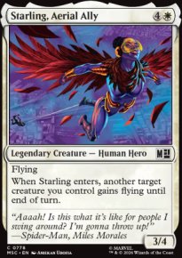 Starling, Aerial Ally - Marvel Super Heroes Commander Decks