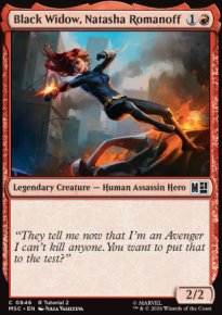 Black Widow, Natasha Romanoff - Marvel Super Heroes Commander Decks