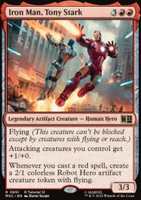 Iron Man, Tony Stark - Marvel Super Heroes Commander Decks
