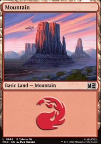 Mountain 6 - Marvel Super Heroes Commander Decks