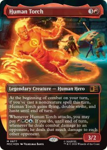 Human Torch 2 - Marvel Super Heroes Commander Decks