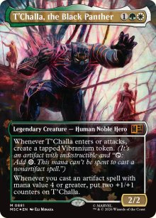 T'Challa, the Black Panther - Marvel Super Heroes Commander Decks