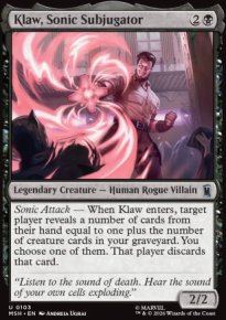 Klaw, Sonic Subjugator - Marvel Super Heroes