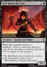 Red Room Recruit - Marvel Super Heroes