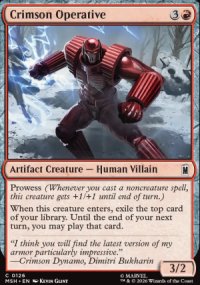 Crimson Operative - Marvel Super Heroes