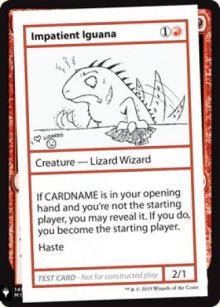 Impatient Iguana - Mystery Booster