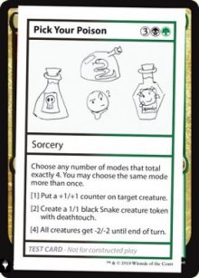 Pick Your Poison - Mystery Booster