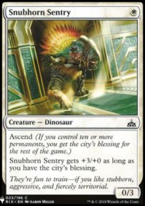 Snubhorn Sentry - Mystery Booster