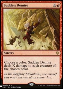 Sudden Demise - Mystery Booster