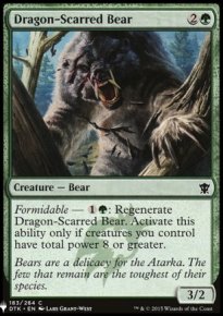 Dragon-Scarred Bear - Mystery Booster
