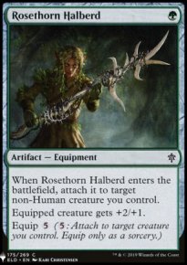 Rosethorn Halberd - Mystery Booster