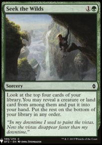Seek the Wilds - Mystery Booster