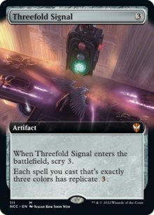 Threefold Signal 2 - Streets of New capenna Commander Decks