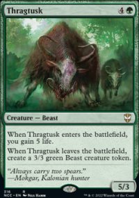 Thragtusk - Streets of New capenna Commander Decks