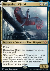 Dragonlord Ojutai - Streets of New capenna Commander Decks