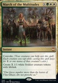 March of the Multitudes - Streets of New capenna Commander Decks