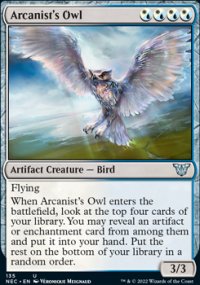 Arcanist's Owl - Kamigawa Neon Dynasty Commander Decks