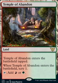Temple of Abandon - Kamigawa Neon Dynasty Commander Decks