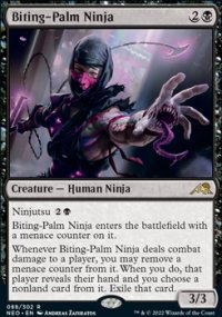 Biting-Palm Ninja 1 - Kamigawa: Neon Dynasty