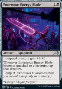 Enormous Energy Blade - Kamigawa: Neon Dynasty