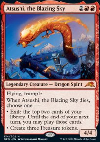 Atsushi, the Blazing Sky - Kamigawa: Neon Dynasty