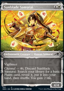 Sunblade Samurai 2 - Kamigawa: Neon Dynasty