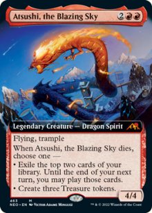 Atsushi, the Blazing Sky 3 - Kamigawa: Neon Dynasty