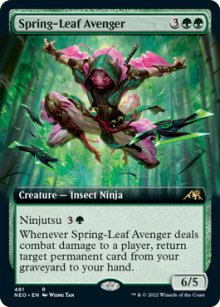 Spring-Leaf Avenger 3 - Kamigawa: Neon Dynasty