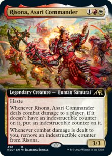 Risona, Asari Commander 4 - Kamigawa: Neon Dynasty