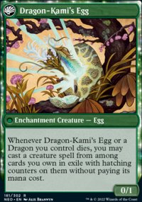 Dragon-Kami's Egg 1 - Kamigawa: Neon Dynasty