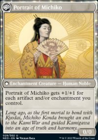 Portrait of Michiko - Kamigawa: Neon Dynasty
