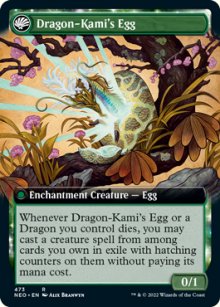 Dragon-Kami's Egg 3 - Kamigawa: Neon Dynasty